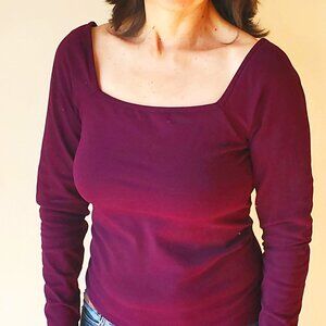 Fabletics Emilia Sculptknit Long Sleeve Top, Size L, NWT